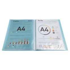 Exacompta Kreacover Pastel - Porte vues personnalisable - 60 vues - A4 - disponible dans différentes couleurs
