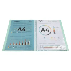 Exacompta Kreacover Pastel - Porte vues personnalisable - 60 vues - A4 - disponible dans différentes couleurs