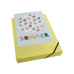 Exacompta Kreacover Pastel - Boîte de classement personnalisable - dos 40 mm - disponible dans différentes couleurs pastels