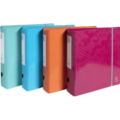Exacompta MAÏA - Classeur à levier - Dos 80 mm - A4 - pour 760 feuilles - disponible dans différentes couleurs