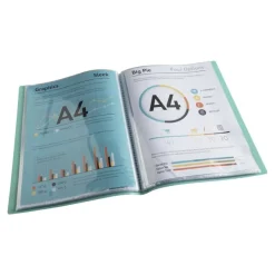 Exacompta MAÏA - Porte vues recyclé - 100 vues - A4 - disponible dans différentes couleurs