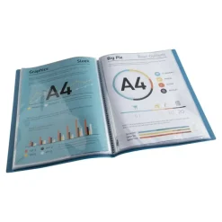 Exacompta MAÏA - Porte vues recyclé - 80 vues - A4 - disponible dans différentes couleurs