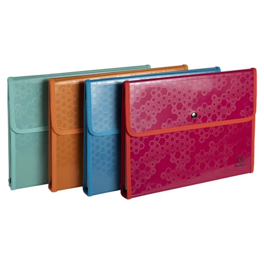 Exacompta MAÏA - Valisette trieur 6 compartiments - A4 - pour 200 feuilles - disponible dans différentes couleurs