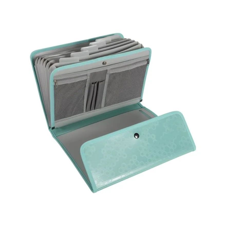 Exacompta MAÏA - Valisette trieur 6 compartiments - A4 - pour 200 feuilles - disponible dans différentes couleurs