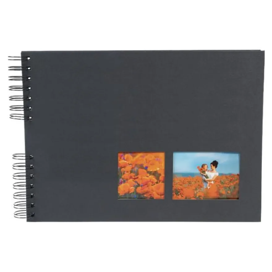 Exacompta Milano - Album photos 32 x 22 cm - 50 pages - noir