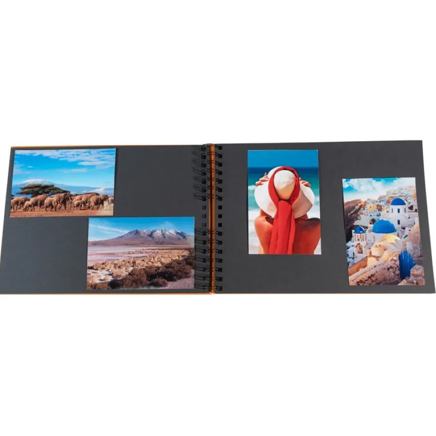 Exacompta Milano - Album photos 32 x 22 cm - 50 pages - orange