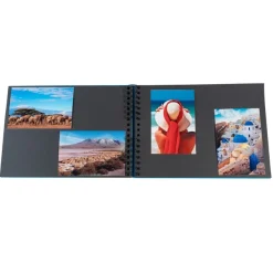 Exacompta Milano - Album photos 32 x 22 cm - 50 pages - bleu