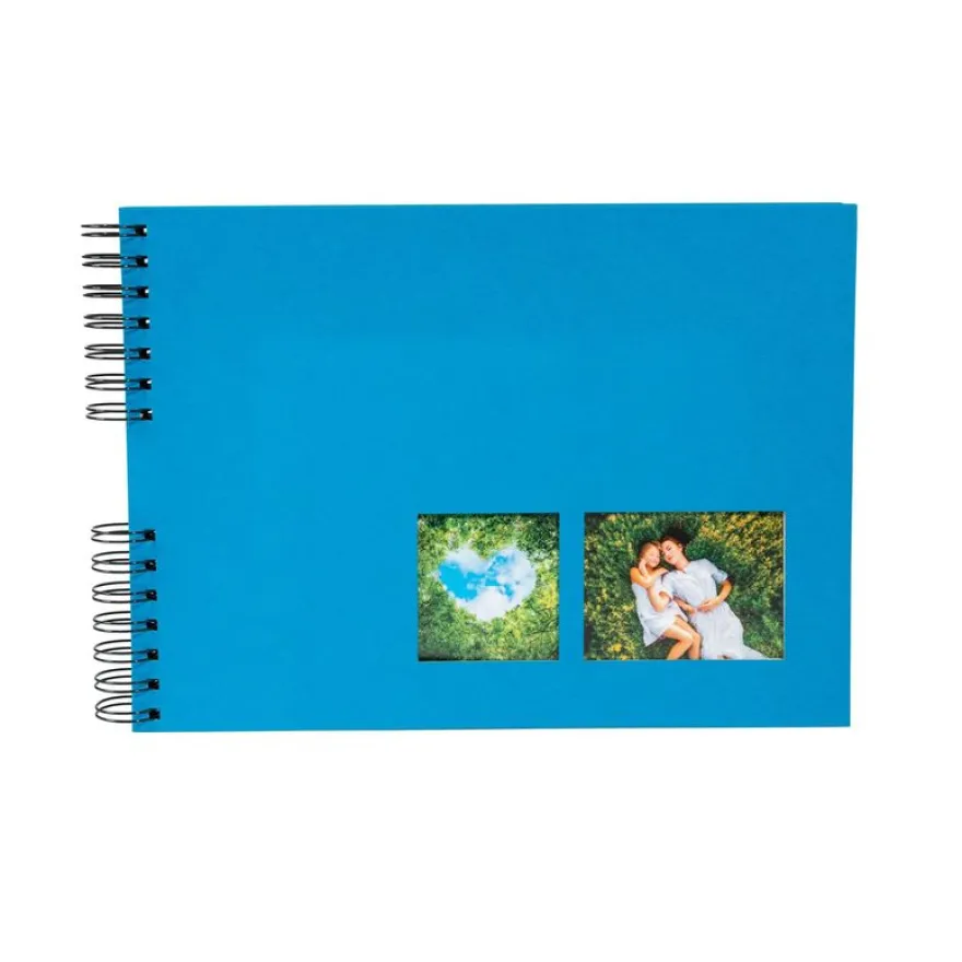 Exacompta Milano - Album photos 32 x 22 cm - 50 pages - bleu