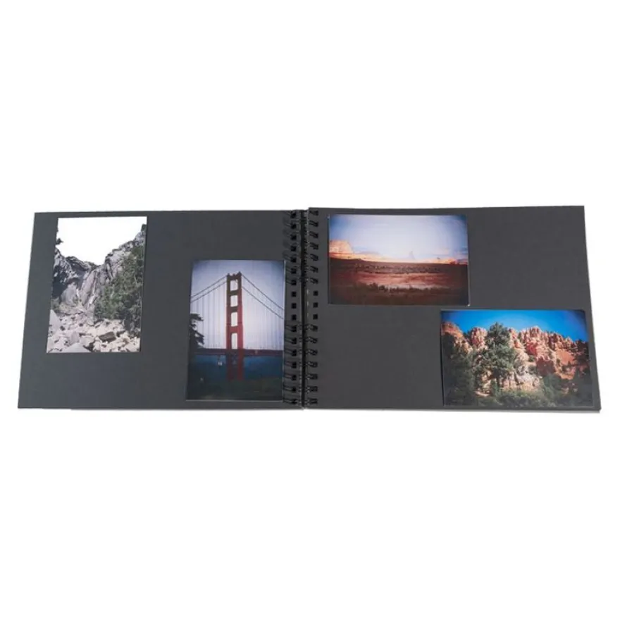 Exacompta Milano - Album photos 32 x 22 cm - 50 pages - gris