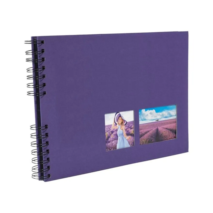 Exacompta Milano - Album photos 32 x 22 cm - 50 pages - violet