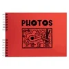 Exacompta Musicart - Album photo spiralé - 50 pages - 23 x 16 cm - rouge