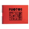 Exacompta Musicart - Album photo spiralé - 50 pages - 32 x 22 cm - rouge