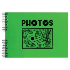 Exacompta Musicart - Album photo spiralé - 50 pages - 32 x 22 cm - vert