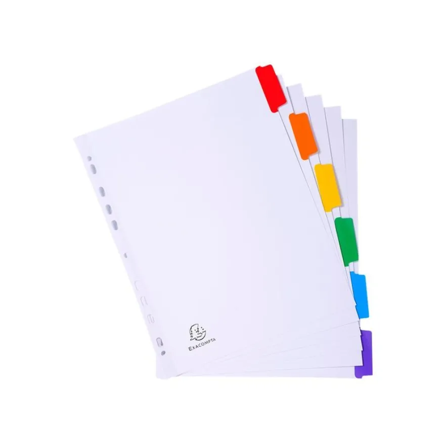 Exacompta Nature Future - Intercalaire 6 positions - A4 Maxi - carte blanche