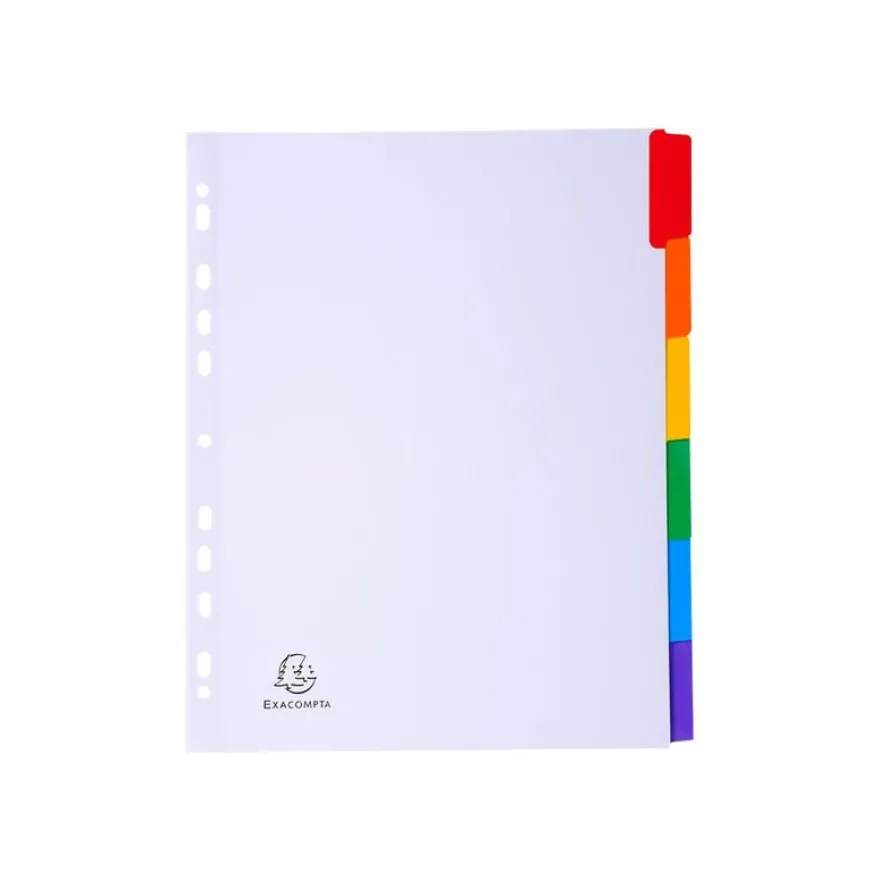Exacompta Nature Future - Intercalaire 6 positions - A4 Maxi - carte blanche