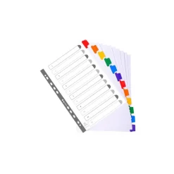 Exacompta Nature Future - Intercalaire 12 positions - A4 Maxi - carte blanche