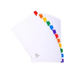 Exacompta Nature Future - Intercalaire 12 positions - A4 Maxi - carte blanche