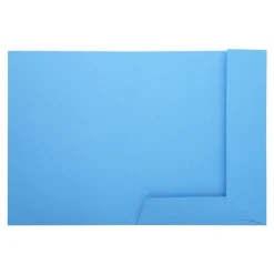 Exacompta Nature Future Jura 250 - Chemise à 2 rabats - pour A4 - capacité : 200 feuilles - bleu clair (pack de 50)