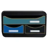 Exacompta Neo Deco - Module de classement 3 tiroirs - noir/multicolore