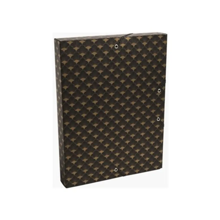 Exacompta NeoDeco - Boîte de classement en carte lustrée - dos 25 mm - A4 - capacité 200 feuilles - disponible dans différentes couleurs