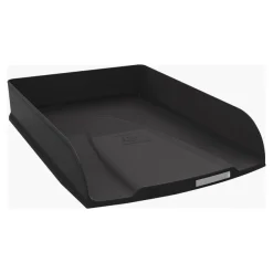 Exacompta NeoDeco - Corbeille à courrier noir - A4+