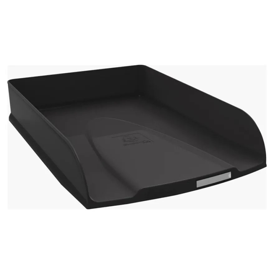 Exacompta NeoDeco - Corbeille à courrier noir - A4+