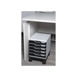 Exacompta Office - Roulettes pour armoire à tiroirs - noir