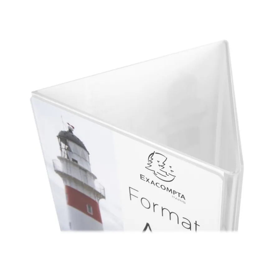 Exacompta Office - Triptyque pour A5 - cristal