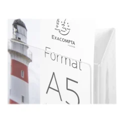Exacompta Office - Triptyque pour A5 - cristal