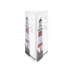 Exacompta Office - Triptyque pour DL (210 x 99 mm) - cristal