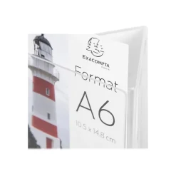 Exacompta Office - Triptyque pour A6 - cristal