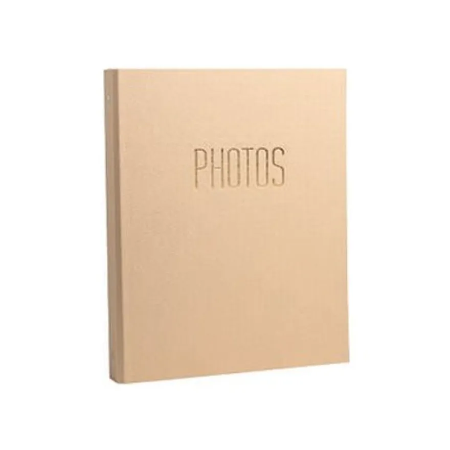 Exacompta OfficeByMe - Album photo classeur - 60 pages noires - beige
