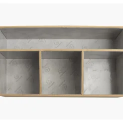 Exacompta OfficeByMe - Organiseur de bureau 4 compartiments - beige