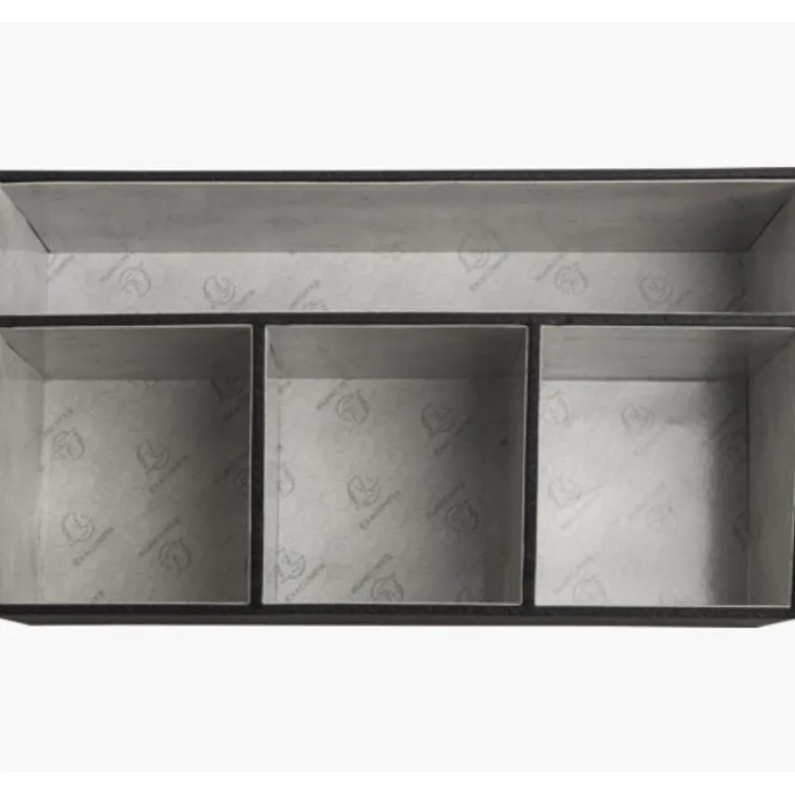 Exacompta OfficeByMe - Organiseur de bureau 4 compartiments - noir