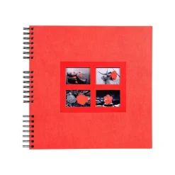 Exacompta Passion - Album photo à spirale 32 x 32 cm - rouge