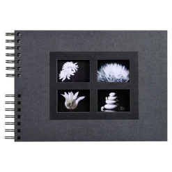Exacompta Passion - Album photo à spirale 32 x 22 cm - noir