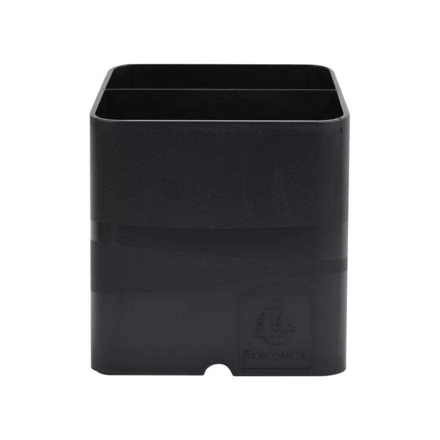 Exacompta Pen Cube Ecoblack - Pot à crayons magnétique - noir