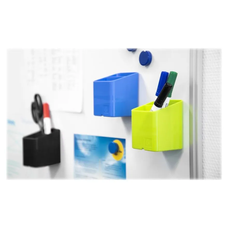 Exacompta Pen Cube Ecoblack - Pot à crayons magnétique - noir