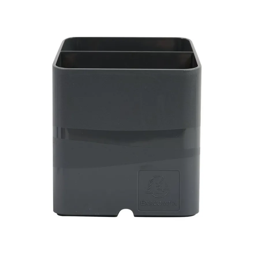 Exacompta Pen-Cube - Pot à crayons gris souris