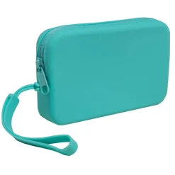 Exacompta Pochette Silicone Titane 15×9×2,5 cm – Couleurs Assorties