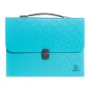 Exacompta Pop'N Co - Trieur à soufflet - 24 compartiments - pour A4 (210 x 297 mm) - cyan