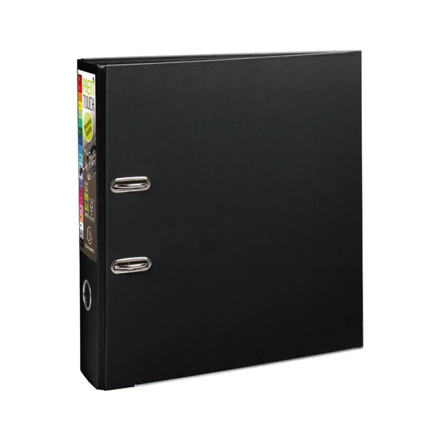 Exacompta Prem'Touch - Classeur à levier - Dos 80 mm - A4 Maxi - pour 715 feuilles - noir