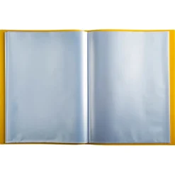 Exacompta Protège-documents A4 Jaune 120 Vues – Polypropylène Souple Opak – Porte-vues Résistant pour Classement