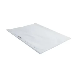 Exacompta Quick Doc - 50 Pochettes perforées - A4 - lisses - cristal