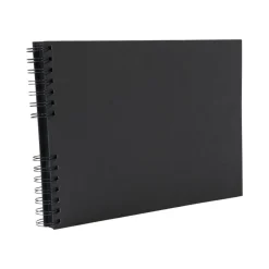 Exacompta ScrapAddict - Album scrapbooking - 32 x 22 cm - 70 pages noires