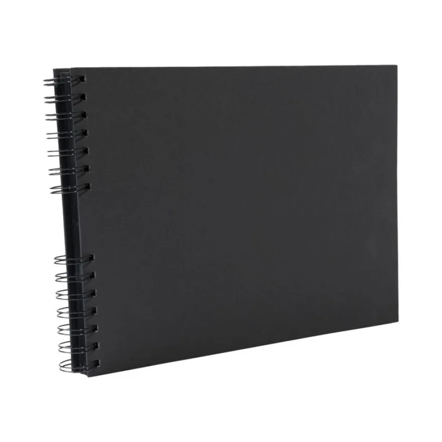 Exacompta ScrapAddict - Album scrapbooking - 32 x 22 cm - 70 pages noires
