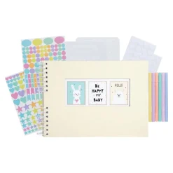 Exacompta ScrapAddict - Kit Scrapbooking - couverture jaune