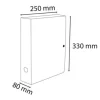 Exacompta Skandi - Boîte de rangement - Dos 8 cm - Couleurs assorties