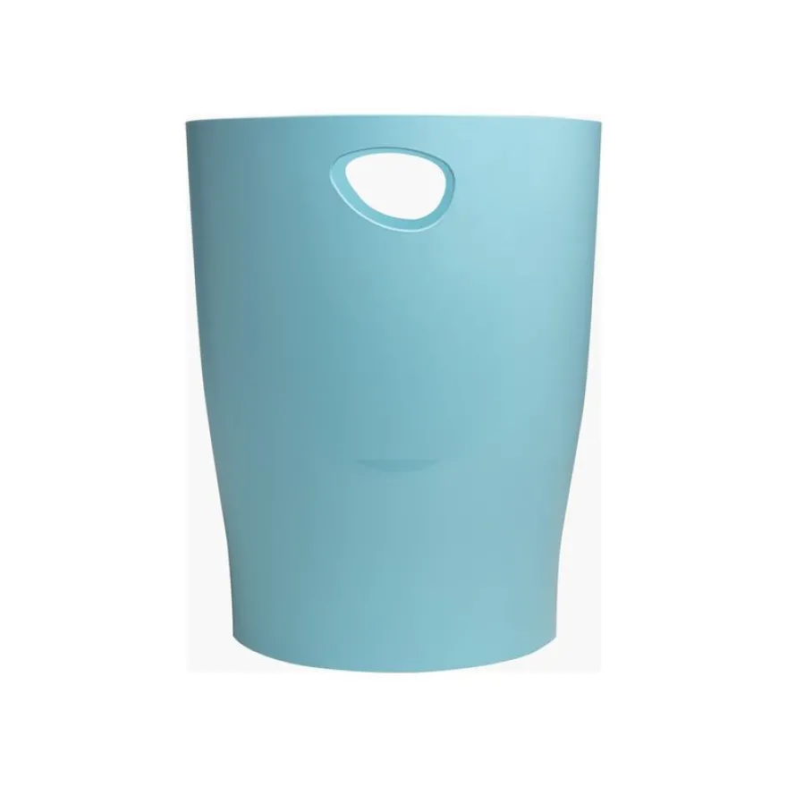 Exacompta Skandi - Corbeille à papier 15L - bleu givré