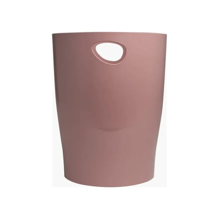 Exacompta Skandi - Corbeille à papier 15L - vieux rose